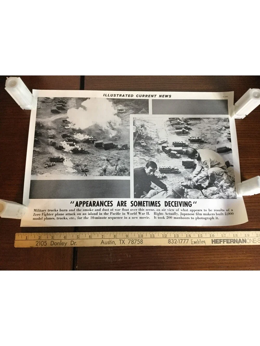 Illustrated Current News Photo - Military Zero Fighter WWII Film Model Movie War